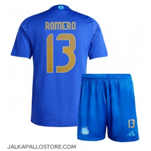 Argentiina Cristian Romero #13 Vieraspaita Lapsille Copa America 2024 Lyhythihainen (+ shortsit)